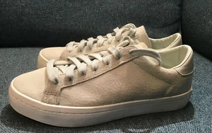 Adidas Court Vantage scarpe da ginnastica uomo UK 5 lino verde scamosciato - Foto 1 di 8