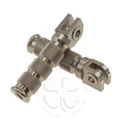 Juego de estriberas deportivas delanteras de titanio para Yamaha YZF R1 R6 R3 barra de reposapiés trasera Foto 1 de 3