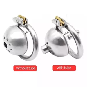 nullification small chastity cage with concealed lock bondage male lock up delay - Picture 1 of 6