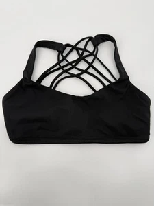 Reggiseno donna Lululemon Free to Be *nero selvaggio taglia 9 yoga tempo libero - Foto 1 di 4
