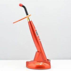 Red WOODPECKER Cordless Dental LED Curing Lights 5W 1500mw Cure Lamp 5s/3mm - Picture 1 of 9