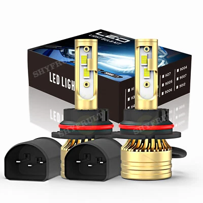 For  Volvo VNL 2000-2003 9007 6000k LED Headlight High/Low Beam Bulbs Kit 2x Foto 1 de 4