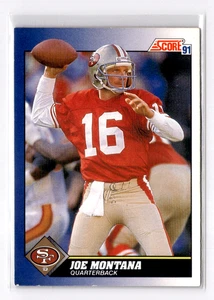 1991 Score - Joe Montana #1 - Picture 1 of 2