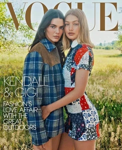 KENDALL JENNER GIGI HADID - Vogue Magazine - October 2025 - Natural Wonders - Picture 1 of 1