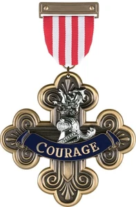 Wizard of Oz Courage Medal Limited Edition Replica [Ikon, Dorothy, Lion, Tinman] - Picture 1 of 8