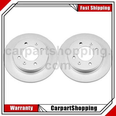2 rotores de freno traseros para Hyundai Elantra 2000 2001 2002 2003 2004 2005 2006 1997_ Foto 1 de 2