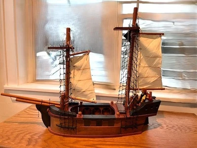 Captain Jack's Cove Pirate Wooden Maxim Deluxe Venture Sailing Ship - Image 1 of 4