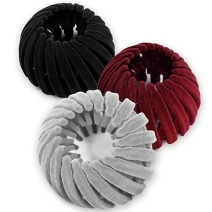 Paquete de 3 clips de corbatas para hacer moños para el cabello crujientes para mujeres cabello delgado y delgado - Imagen 1 de 7