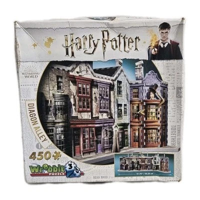 Wrebbit 3D Harry Potter Diagon Alley Foam Puzzle 450 Pieces New. Damaged Box - Image 1 of 4
