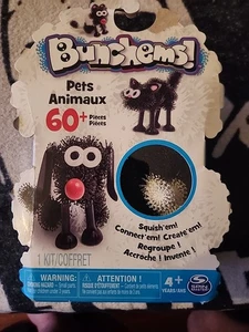 Spin Master Bunchems! Pets Animaux Dog Cat Tactile Craft 60+ Pieces Complete Set - Picture 1 of 3