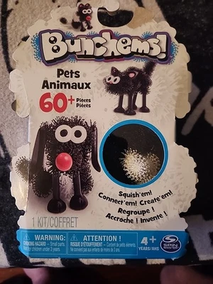 Spin Master Bunchems! Pets Animaux Dog Cat Tactile Craft 60+ Pieces Complete Set - Image 1 of 3