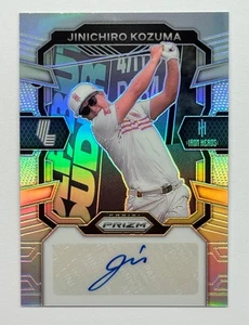 2024 Prizm LIV Golf Jinichiro Kozuma RC Signatures Auto Silver 47/99 Iron Heads - Picture 1 of 2