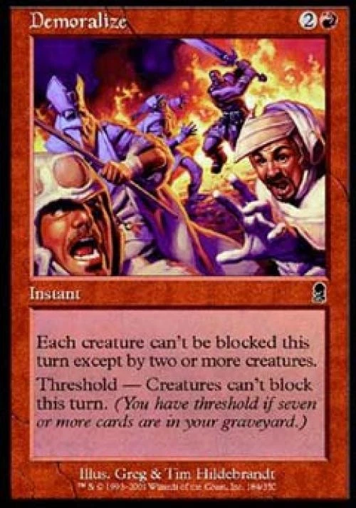 Demoralize - Light Play MTG Odyssey - Image 1 of 1