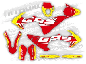 Kit de gráficos para GASGAS EC ECF EC-F 200 250 300 2018 2019 2020 calcomanías pegatinas - Imagen 1 de 1