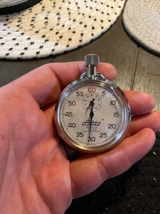 Vintage Aristo Apollo 7 Jewels Mechanical HANDWIND StopWatch SWISS SHOCKRESISTAN - Picture 1 of 2