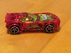 2005 Nerve Hammer - Mattel Hot Wheels Auto #DTY11 - transparent rot - top - Bild 1 von 6