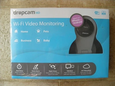 Dropcam HD Wi-Fi Wireless Video Monitoring Camera Night Vision Sealed New cam - Image 1 of 4