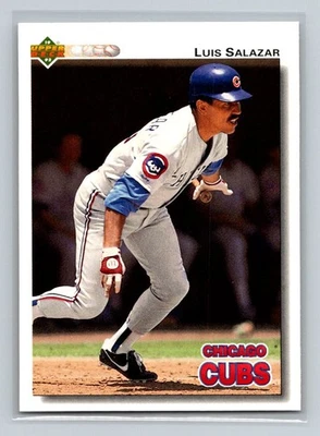 1992 Upper Deck #638 Luis Salazar Chicago Cubs Baseball Card - Image 1 of 2