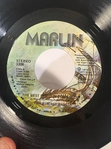 7" 45 RPM THE RITCHIE FAMILY THE BEST DISCO IN TOWN MARLIN 3306 1976 NM/M - Picture 1 of 2