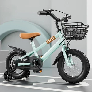 Kids Bike For Girls Ages 3-7 Years With Training Wheels Basket IMBO - Picture 1 of 10
