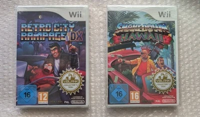 Shakedown Hawaii & Retro City Rampage Nintendo Wii BRAND NEW VBlank Collectors  - Image 1 of 2