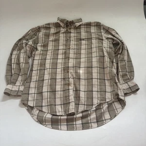Vintage Faconnable By Albert Goldberg Flannel Sport Shirt Size Medium - Picture 1 of 9