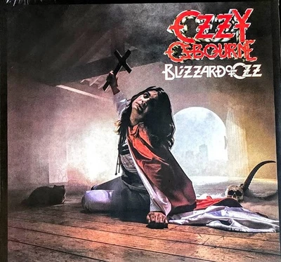 OZZY OSBOURNE BLIZZARD OF OZZ - SILVER/RED COLORED VINYL LP " NEW, SEALED" - Image 1 of 2
