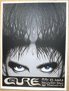 The Cure Hollywood Bowl 23. Mai 2023 Night One Poster LA Los Angeles EMEK - Bild 1 von 6