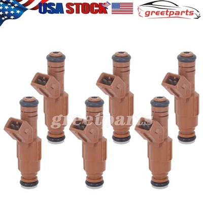 6PCS Fuel Injectors 0280155831 For 1998-09 Volvo S60 S80 C70 V70 XC90 2.4L 2.5L Foto 1 de 4