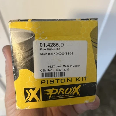 Поршень ProX размер D стандартный диаметр 65,97 мм 01.4285.D для Kawasaki KDX200 1986-2006 - Изображение 1 из 3