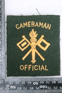 US ARMY SIGNAL CORPS WAR CORRESPONDENT CAMERAMAN CLOTH PATCH WW2 - Picture 1 of 1