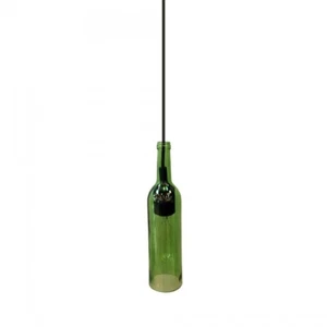 Anhängerhalter E14 Glas Flaschenform grün - Bild 1 von 1