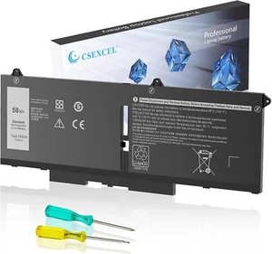 Laptop Battery Compatible with Dell Latitude 7530 7430 7330 5530 P133G P134G P13 - Photo 1/3