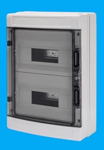 GEWISS GW40104 Wandverteiler (12X2) - 24 Module - IP65 - 125A 400V - Bild 1 von 10