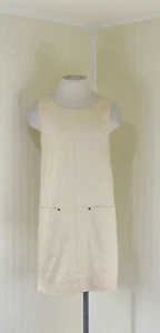 NWT J.CREW Urbanite Shift Dress Tan Pockets Sleeveless Size 2 - Picture 1 of 6
