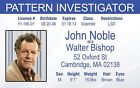 John Noble FRINGE Walter Bishop Pattern Detektyw FBI Prawo jazdy 