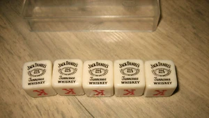 Jeu de Dés publicitaire Jack Daniel's Vintage jeu de Yahtzee -Yams ? TBE - Foto 1 di 12