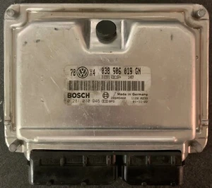 Calculateur moteur VW PASSAT 1.9 TDI EDC5P+ 0281010946 038906019GN - Foto 1 di 1