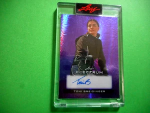 Toni Breidinger 2024 LEAF ELECTRUM Purple Sealed Autographed Card SER# /7 - Picture 1 of 3