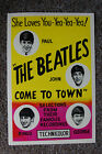 The Beatles Come To Town Tour Poster Technicolor #2