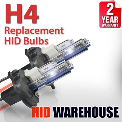 HID-Warehouse H4 (9003/HB2) HID Xenon Bulbs - 4300K 5000K 6000K 8000K 10000K - Image 1 of 4