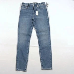 Mavi Damen Light Wash Skinny Leg Tess High Rise Denim Jeans Gr. 27 x 27 Neu mit Etikett - Bild 1 von 10