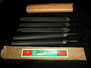 5 COLLAR Half-Round File Bastard Cut Double-Cut Made in Portugal to Federal Spec - Picture 1 of 3