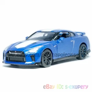 1:32 Nissan GTR R35 50 Aniversario Modelo Coche Diecast Juguete Vehículo Niño Regalo Azul - Imagen 1 de 12