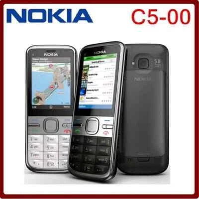 Original Nokia C5-00 3MP Bar Style 3G WCDMA Dual Camera Bluetooth Long Stand-by - Image 1 of 4