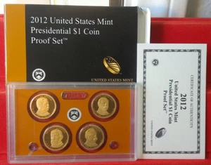 2012 US MINT PRESIDENTIAL 1 DOLLAR PROOF SET Key Date! - Picture 1 of 1