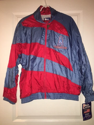 Vintage 1997 Tennessee Oilers Pro Player Jacket + Pants: L (NWT) Cover
