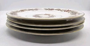 Sango Japanisches Porzellan 4er Set Speiseteller 10" mit Blumendekoration - Bild 1 von 3