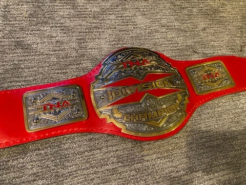 New TNA X DIVISION Wresling CHAMPIONSHIP Belt thickness 4MM zinc Metal Replica Cover