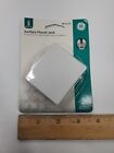GE Surface Mount Jack for Phone - 76136 White - Brand New